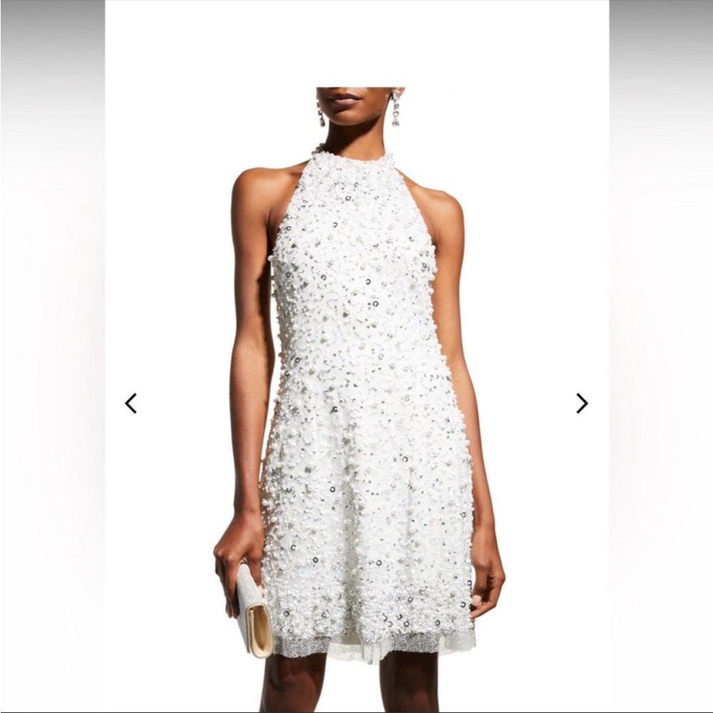 Aiden mattox halter swing dress